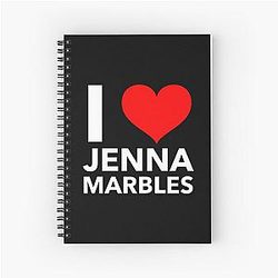 I Heart Jenna Marbles Spiral Notebook