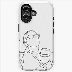 Jenna Marbles Line Drawing iPhone Tough Case