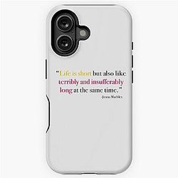 Life is Short Jenna Marbles iPhone Case