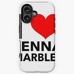 I Heart Jenna Marbles (Black) iPhone Tough Case