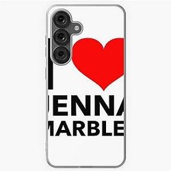 i heart jenna marbles (black) Samsung Galaxy Soft Case
