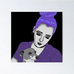 Jenna Marbles and Kermit Design Poster