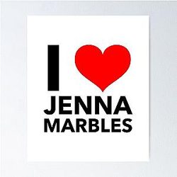 I heart Jenna Marbles Poster