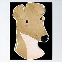 Jenna's Dog Design Poster
