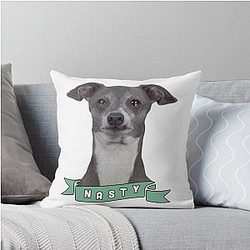 Nasty Jenna Marbles Throw Pillow