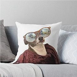 Kermit Sunglasses Jenna Marbles Throw Pillow