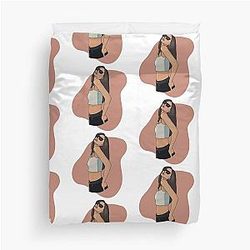Jennie Kim Fan Art - Blackpink Kpop Vibes Duvet Cover
