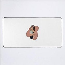 Jennie Kim Fan Art - Blackpink Kpop Queen Vibes Desk Mat