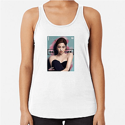 Jenie Kim Blackpink in Design Art Jennie Kim Tank Tops