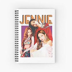 Jennie Kim Band Tee Notebook