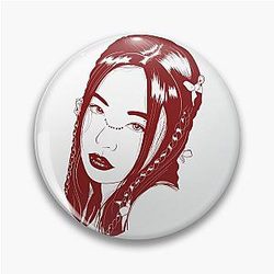Blackpink Jennie Kim Pink Venom Pin