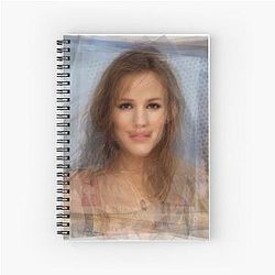 Jennifer Garner Portrait Spiral Notebook