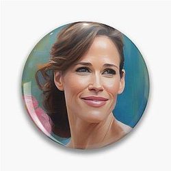 Jennifer Garner Portrait Celebrity Pin