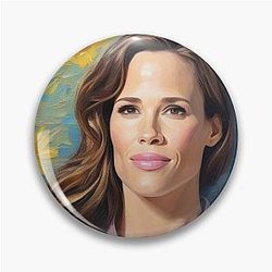 Jennifer Garner Portrait Celebrity Pin