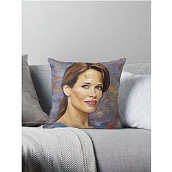 Jennifer Garner Throw Pillow