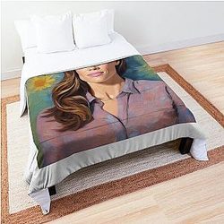 Jennifer Garner Portrait Celebrity Comforter