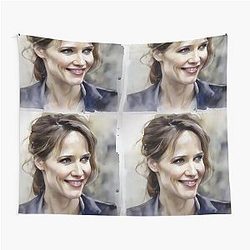 The Smile of Jennifer Garner Tapestry
