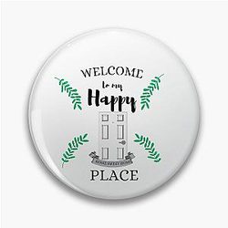 Jennifer Hudson - Welcome to my happy place - Jennifer Hudson Show - Mug Pin