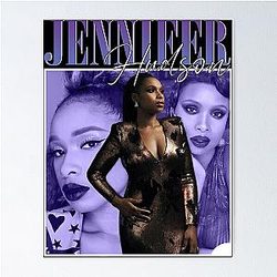 Jennifer Hudson Graphic Print Poster