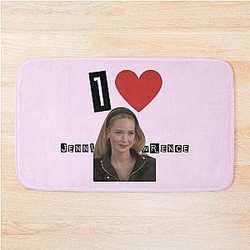 I Heart Jennifer Lawrence Bath Mat