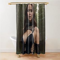 Jennifer Lawrence shower curtain