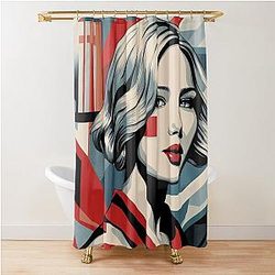 Design of Jennifer Lawrence Shower Curtain