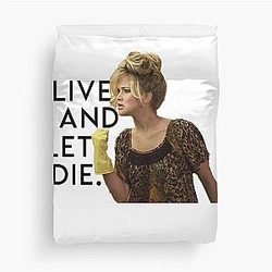 Jennifer Lawrence Gift Idea Live And Let Die Cool Duvet Cover