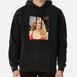Retro Jennifer Lawrence Long Layers Retro Wave Pullover Hoodie
