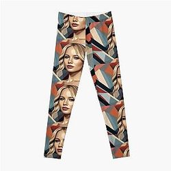 Digital design of Jennifer Lawrence Leggings