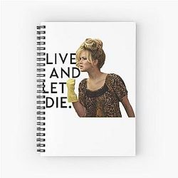 Gift Idea Jennifer Lawrence Live Die Cool Spiral Notebook