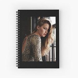 Gifts Idea Jennifer Lawrence Modeling Gift Cute Spiral Notebook