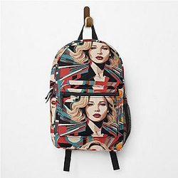 Digital design of Jennifer Lawrence Backpack
