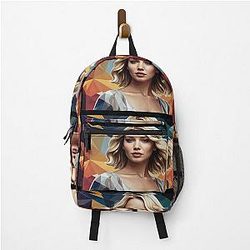 Digital design of Jennifer Lawrence Backpack 2