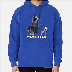 Jennifer Lawrence 걷는 개 우리는 뒤 Pullover Hoodie입니다