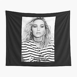 Mens Funny Jennifer Lawrence Black Gifts For Birthday White Tapestry