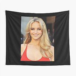 Retro Jennifer Lawrence's Long Layers Wave Tapestry