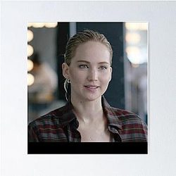 Vintage Jennifer Lawrence Photo Poster