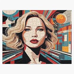 Digital design of Jennifer Lawrence Jigsaw Puzzle