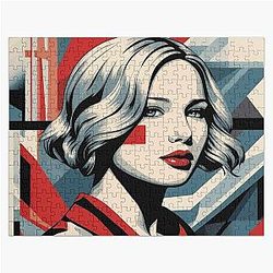 Digital Design of Jennifer Lawrence Jigsaw Puzzle