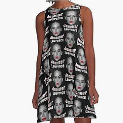 Jennifer Lawrence Fan Art Dress