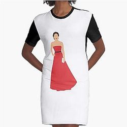Jennifer Lawrence Graphic T-shirt Dress