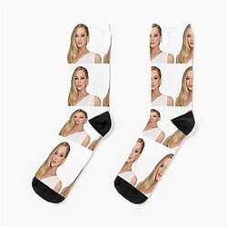 Jennifer Lawrence at No Feelings Premier Socks