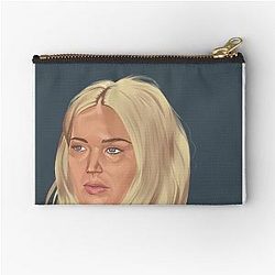 Jennifer Lawrence in Digital Painting Zipper Pouch