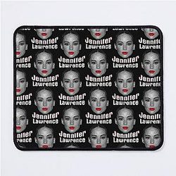 Jennifer Lawrence Fan Art Mouse Pad