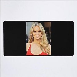 Retro Jennifer Lawrence's Long Wave Desk Mat