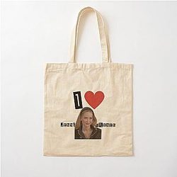 I love Jennifer Lawrence Cotton Tote Bag