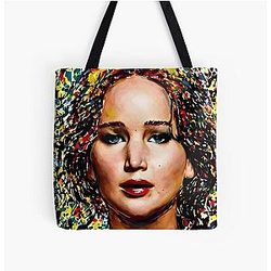 Jennifer Lawrence All Print Tote Bag