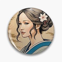 Jennifer Lawrence Kimono Pin