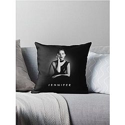 Women Jennifer Lawrence Gifts Christmas Throw Pillow