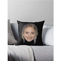 Jennifer Lawrence Gifts Lover Throw Pillow